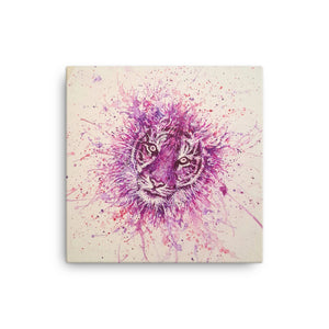 Purple Tiger Canvas