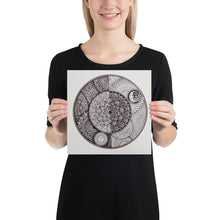 Load image into Gallery viewer, Sun &amp; Moon Mandala Poster - Premium Paper