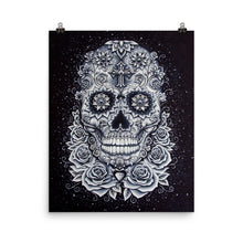 Load image into Gallery viewer, Crystal Skull Premium Poster by Baz Furnell