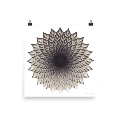 Black Hole Optical Illusion Poster