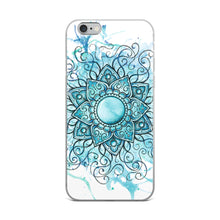 Load image into Gallery viewer, Blue Lilly iPhone Case