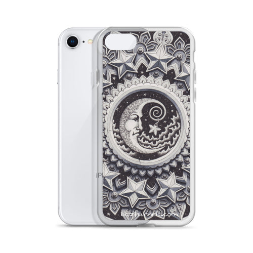 Moon - 3D Mandala iPhone Case