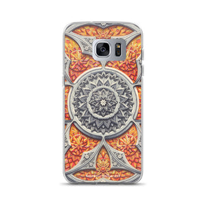 Lava Stone 3D Mandala Samsung Phone Case