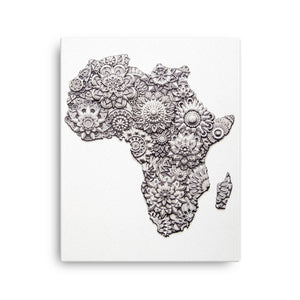 Africa 3D Mandala Canvas