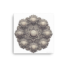 Load image into Gallery viewer, Stone Flower 3D Mandala on Canvas