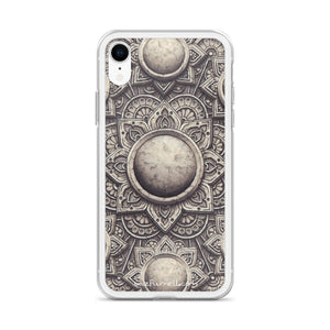 Stone Flower 3D Mandala iPhone Case