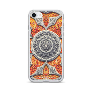 Lava Stone 3D Mandala iPhone Case