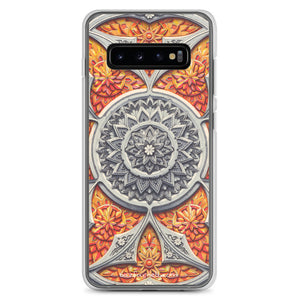 Lava Stone 3D Mandala Samsung Phone Case