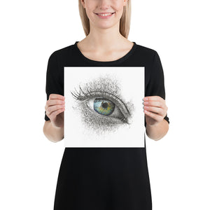 Eye (Colour) Poster - Premium Paper