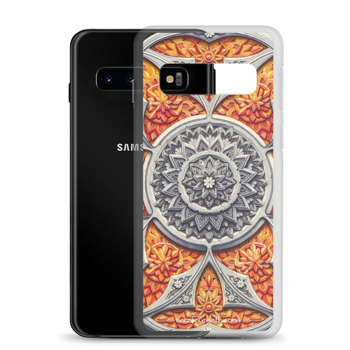 Lava Stone 3D Mandala Samsung Phone Case