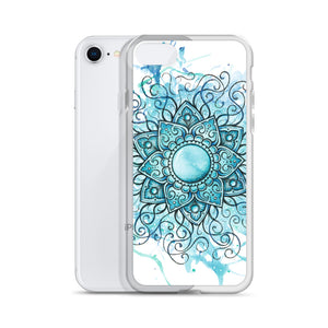 Blue Lilly iPhone Case