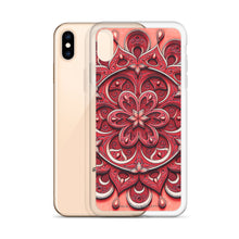 Load image into Gallery viewer, Red Petal 3D Mandala iPhone Case