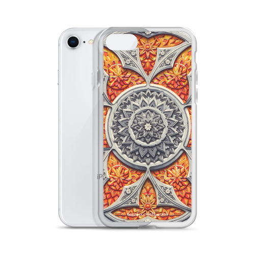 Lava Stone 3D Mandala iPhone Case