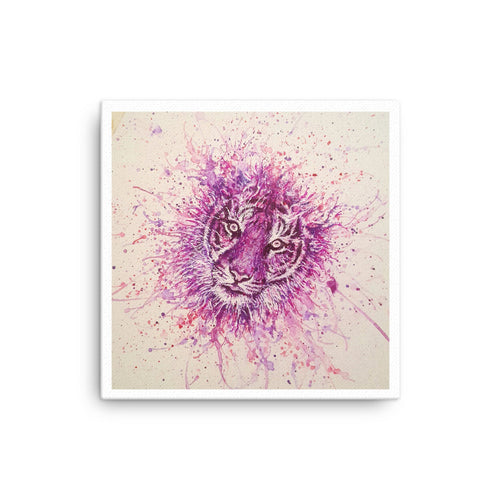 Purple Tiger Canvas