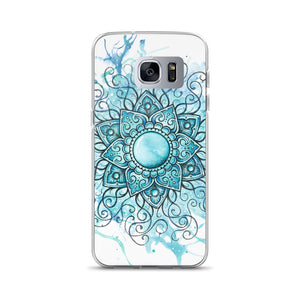 Blue Lilly Samsung Case