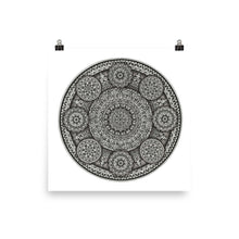 Load image into Gallery viewer, Plate Mandala Poster - Premium Paper