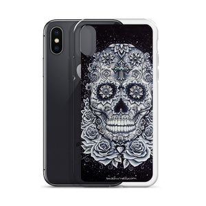 Crystal Skull by Baz Furnell iPhone Case