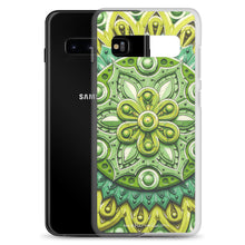 Load image into Gallery viewer, Green Flower 3D Mandala Samsung Case