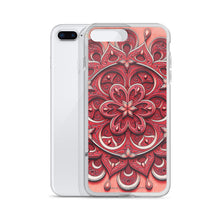 Load image into Gallery viewer, Red Petal 3D Mandala iPhone Case