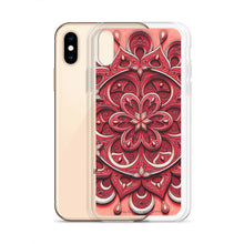 Load image into Gallery viewer, Red Petal 3D Mandala iPhone Case