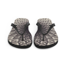 Load image into Gallery viewer, Black Hole 3D Optical Illusion Flip-Flops by Baz Furnell