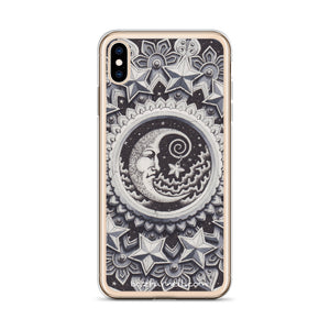 Moon - 3D Mandala iPhone Case